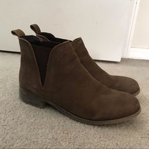 Brown booties